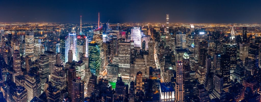 Ciudad de Nueva York de noche