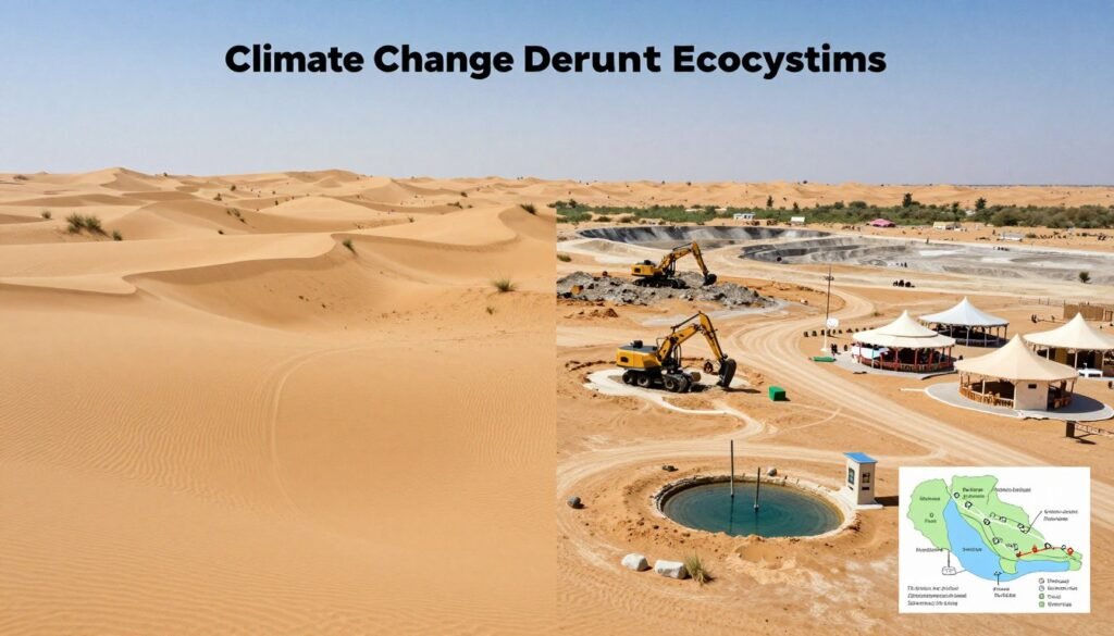 Impacto del cambio climático y la actividad humana en los desiertos Impacto del cambio climático y la actividad humana en los desiertos
